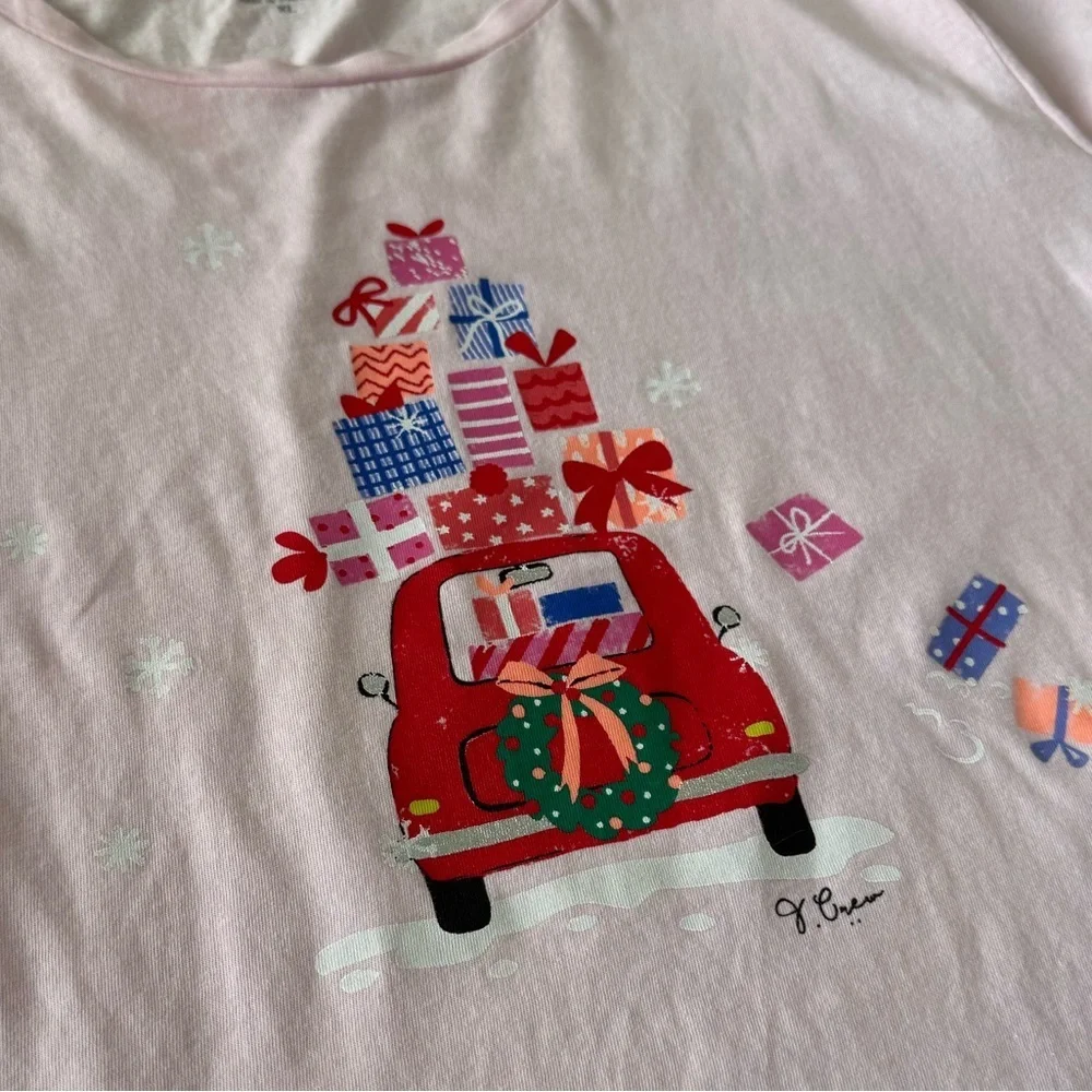 J. Crew Present Car Graphic Collector Tee XLarge